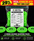 Enviro Bin Cap – Econo Trial Pack | 4 Bin Caps - Fly Proof Wheelie Bin Cover