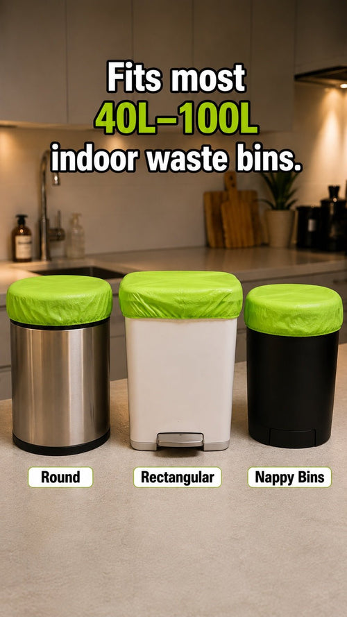 Enviro Bin Cap Indoor – 4 Pack - Fly Proof Wheelie Bin Cover