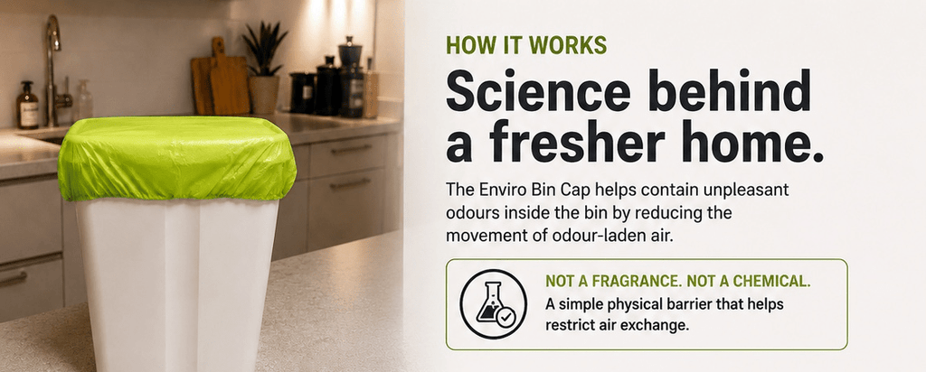 Enviro Bin Cap Indoor – 4 Pack - Fly Proof Wheelie Bin Cover